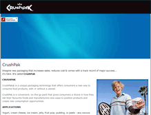 Tablet Screenshot of crushpak.com
